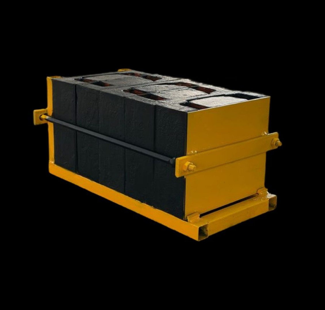 The Post Cap Mold produces uniform caps that finish the top of every post in the run.